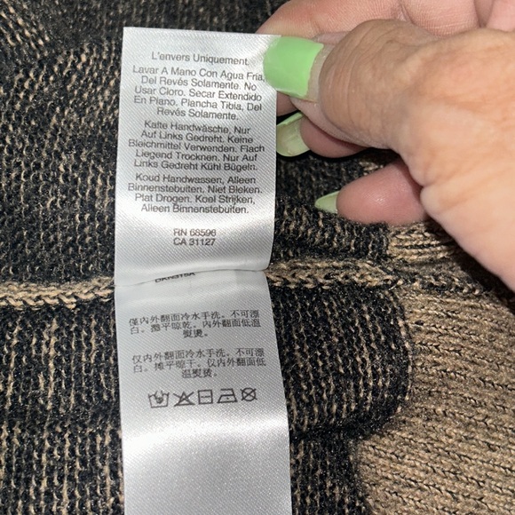 DKNY Tan Women's Crew Neck Sweater - Picture 11 of 11